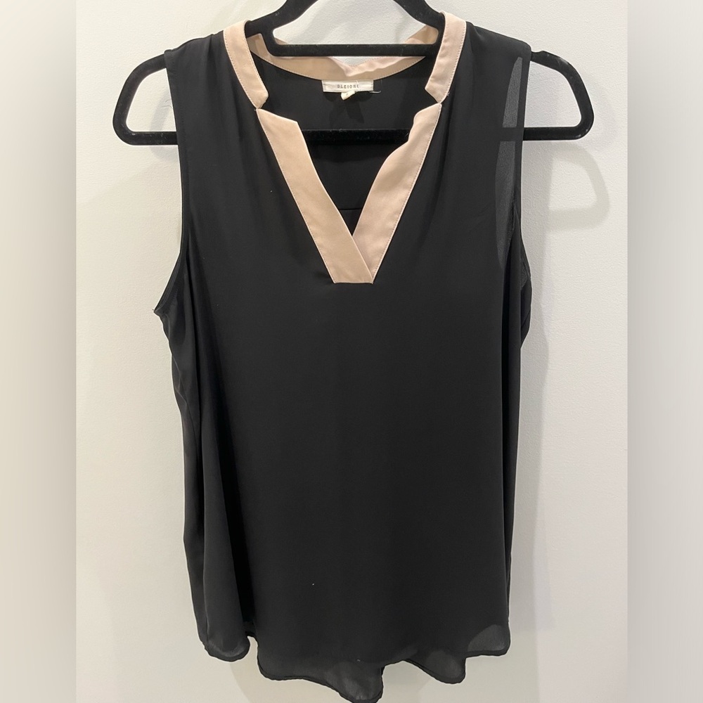 Black and Tan Top
